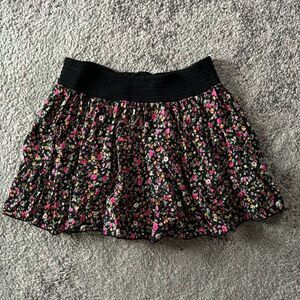 Joe Benbasset Floral Print Mini Elastic Waist Y2K Skirt Sz Medium